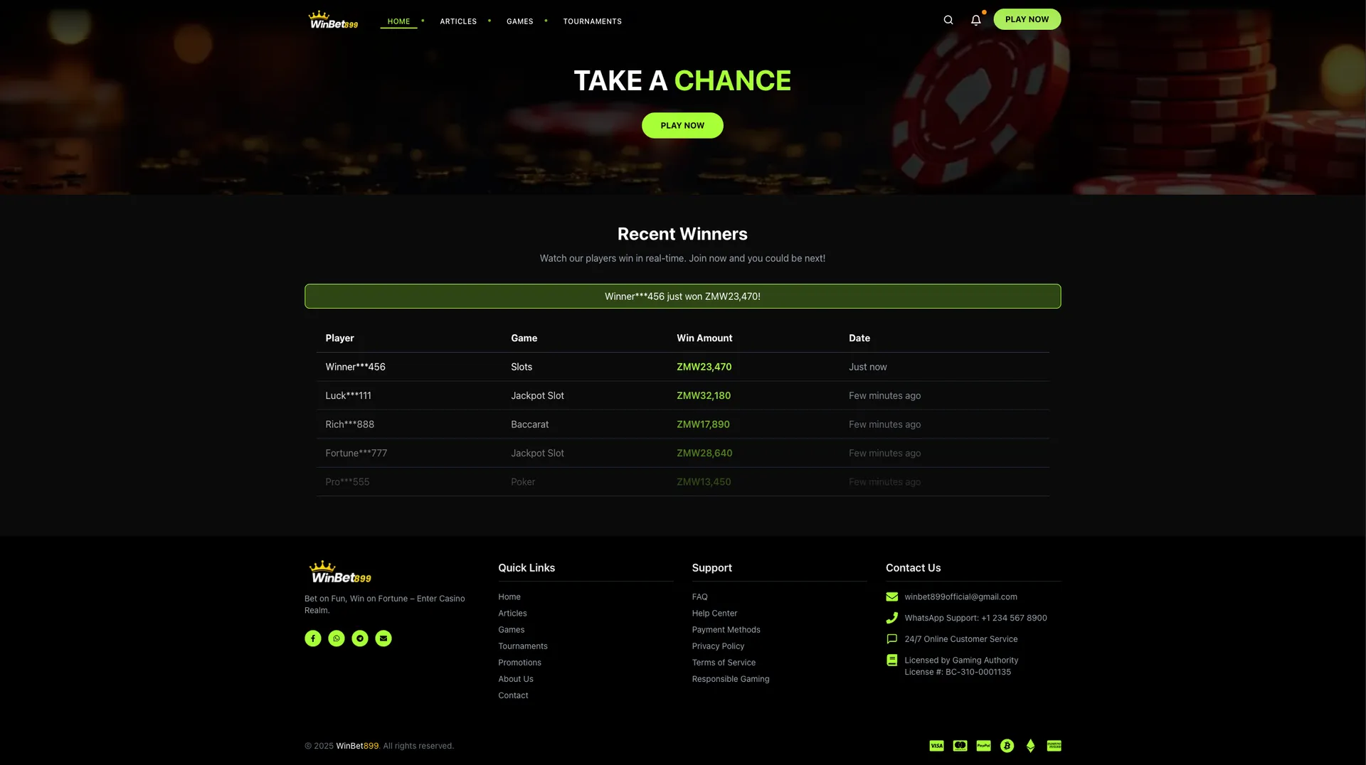 Zambia Casino preview 4